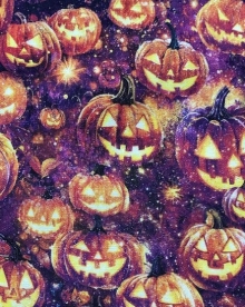 45" Halloween - Pumpkin Magic - 1 yd